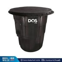 ราคา DOS ถังดักไขมันใต้ดิน รุ่น G-TEK GT-09/BK-40L/02 ท่อระดับ 3 ความจุ 40 ลิตร ฝามีเฟรม สีดำ ดำ (10994227)