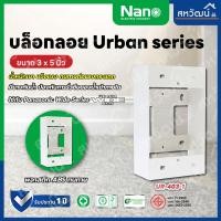 ราคา NANO รุ่น Urban บ็อกลอย บล็อกลอย บล็อคลอย บล็อคไฟ 2x4 บ็อกลอย - สีขาว สีดำ สีขาว (11005067)