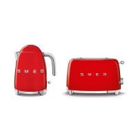 ราคา SMEG กาต้มน้ำและเครื่องปิ้งขนมปัง สีแดง (11006663)
