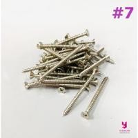 ราคา YOJI ONLINE น็อต สกรู เกลียวปล่อย หัวแบน #7 (ห่อเล็ก) #7 * 1" (11007173)