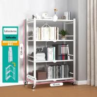 ราคา BF&MF shop ชั้นวางสแตนเลสแท้ ชั้นวางพับเก็บได้ประหยัดพืนที่ พร้อมล้อเลื่อน 70 x 38 x 128 4ชั้น ดำ (11008728)