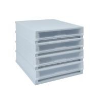 ราคา UDEE กล่องลิ้นชักใส่เอกสาร ขนาด A4 รุ่น 4 ชั้น สีฟ้า (10978397)