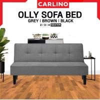 ราคา CARLINO โซฟาปรับนอน OLLY SOFA BED ขนาด 2 3 และ4 ที่นั่ง โซฟา โซฟาปรับนอน โซฟาปรับระดับ sofabed 2in1 140 สีเทา cotton (10978477)