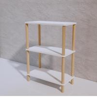 ราคา วี กรีน อะกริคัลเจอร์ ชั้นวางของไม้จริง สไตล์ มินิมอล (Knockdown) ท็อปสีขาวขาสีธรรมชาติ S 3 ชั้น (10994202)