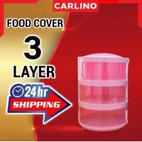 ราคา MR.CARLINO คอนโดเก็บอาหาร ที่เก็บอาหาร ชั้นเก็บอุณหภูมิ : STACY FOOD COVER STACY สีชมพู 3ชั้น (11006685)