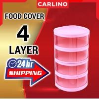 ราคา MR.CARLINO คอนโดเก็บอาหาร ที่เก็บอาหาร ชั้นเก็บอุณหภูมิ : STACY FOOD COVER STACY สีชมพู 4ชั้น (11006686)