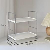 ราคา Pamu Home PP ชั้นวางของ 2 ชั้น สไตล์เกาหลี ชั้นวางของบนโต๊ะ ชั้นวางของน่ารัก สีเหมือนแบบ (10984326)