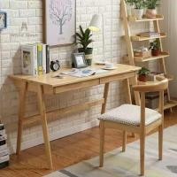 ราคา Wood Slash โต๊ะทำงาน รุ่น Hiro ไม้ยางพารา 100x60x75 (10985706)