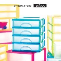 ราคา DKW กล่องลิ้นชักเล็ก 4 ชั้น รหัส HH-430/4 ฟ้า 4 ชั้น (10790618)