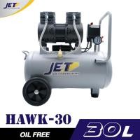 ราคา JETT ปั๊มลมไร้น้ำมัน 1450W. ถัง 30 ลิตร HAWK-30 ใช้กับเครื่องมือลม 30 ลิตร (11004019)