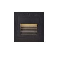 ราคา Candlelight โคมไฟติดผนังภายนอก EVL-84201/2W-BK LED2W อลูมิเนียม แสงคูล (11032779)