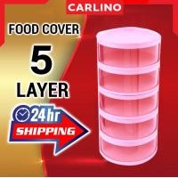 ราคา MR.CARLINO คอนโดเก็บอาหาร ที่เก็บอาหาร ชั้นเก็บอุณหภูมิ : STACY FOOD COVER 5ชั้น STACY สีชมพู (11006687)