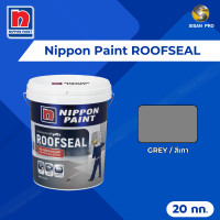 ราคา Nippon Paint RoofSeal นิปปอนเพนต์ รูฟซีล อะคริลิกกันรั่วซึมชนิดไร้รอยต่อ สำหรับดาดฟ้าและหลังคา ขนาด 20 กก. สีเทา Grey (11038266)