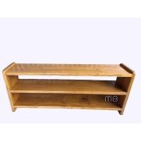 ราคา MB Teak ชั้นวางรองเท้าไม้สัก รุ่นSKU-00085 สีธรรมชาติ ขนาด 20x100x40 cm. สไตล์มินิมอล (11057567)