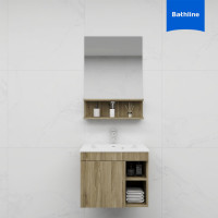 ราคา BATHLINE อ่างล้างหน้าพร้อมเคาน์เตอร์ B60-1 รุ่น GEMINIDS โมเดิร์น (11010663)