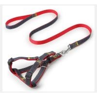 ราคา หางฟู Petshop รัดอกยีนส์ [มีหลายไซส์] สายรัดอกสุนัข +พร้อมสายจูง 120 cm สายรัดอกแมว TIS2 สีแดง สายจูง+รัดอก ไซส์ 2.0 (11036591)