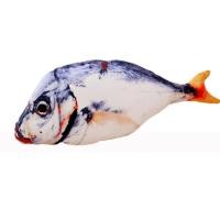 ราคา หางฟู Petshop ตุ๊กตาปลา ตุ๊กตาปลา + แคทนิป ปลาแคทนิป ของเล่นแมว TOD1 18-20 cm ปลาทูสี (11036758)