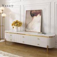 ราคา Wuxury furniture ชั้นวางทีวี ตู้วางทีวี topหินสวยหรู ตู้ลิ้นชัก โต๊ะกลางโซฟา โต๊ะรับแขก เฟอร์นิเจอร์หรู ตู้ทีวีสีขาว (11039812)