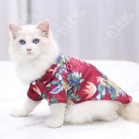 ราคา หางฟู Petshop เสื้อฮาวาย มีไซส์ เสื้อเชิ้ตสุนัข เสื้อสุนัข ลายฮาวาย SH0B ฮาวายสีแดง ไซส์4XL (11035640)