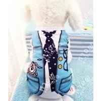 ราคา หางฟู Petshop เสื้อสัตว์เลี้ยง บางสบายวัยรุ่น เสื้อสุนัข เสื้อบางสบาย เซตวัยรุ่น เสื้อหมา เสื้อผ้าสุนัข SH0A ไซส์ M แบบที่2 เนคไทน้ำเงิน (11035882)