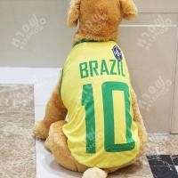 ราคา หางฟู Petshop เสื้อสัตว์เลี้ยง เสื้อบอล เสื้อสุนัขโต เสื้อบอล เสื้อหมาโต เสื้อสุนัข เสื้อแมว SHA9 สีเหลือง บราซิล ไซส์ 3XL (11035451)