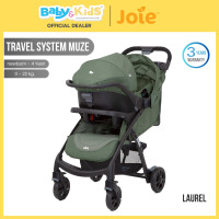 ราคา Joie รถเข็นเด็ก พร้อมตะกร้าคาร์ซีท รุ่น Travel System Muze สี Laurel (11062663)