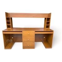 ราคา MB Teak โต๊ะทำงานไม้สัก รุ่นSKU-00202 ขนาด 65x200x150 cm. สีสักทอง (11066865)