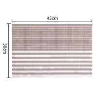 ราคา namemosinedearที่รองจาน แผ่นรองจาน ขนาดใหญ่ ที่รองจานบนโต๊ะอาหาร 45 x 30 PVC Placemat แบบ 6 (11071247)