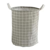 ราคา namemosinedear ตะกร้าใส่ผ้า พับได้ สีดำ เทา ขาว clothes laundry basket hamper เทา (11071293)