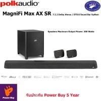 ราคา Polk Audio MAGNIFI MAX AX SR - FLAGSHIP 7.1.2 DOLBY ATMOS / DTS:X SOUND BAR SYSTEM Black (11031037)