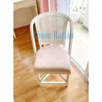 ราคา ภูมิเครื่องหวาย ชุดกาแฟ เก้าอี้กาแฟหวายแท้ บุเบาะผ้า เก้าอี้ (11031240)