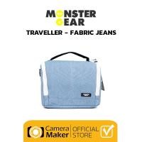 ราคา Monster Gear กระเป๋ากล้อง กระเป๋าแฟชั่น กระเป๋าสะพายข้าง รุ่น TRAVELLER FABRIC JEANS (11031862)