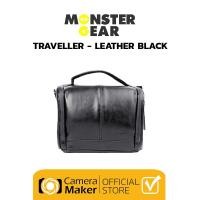 ราคา Monster Gear กระเป๋ากล้อง กระเป๋าแฟชั่น กระเป๋าสะพายข้าง รุ่น TRAVELLER LEATHER BLACK (11031866)
