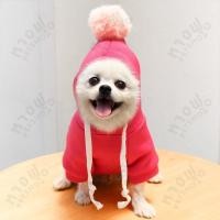 ราคา หางฟู Petshop ฮูดดี้แฟนซีเสื้อกันหนาวสุนัข เสื้อสุนัข กันหนาว เสื้อสัตว์เลี้ยง ฮูดดี้ สีชมพูแบบจุก ไซส์ L (11036936)