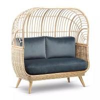 ราคา ภูมิเครื่องหวาย เก้าอี้หวาย โซฟาหวาย รุ่นOra ไม้ naturalRattan 200 (11040074)