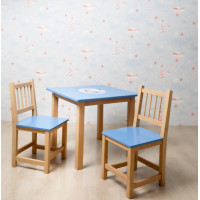 ราคา Kitso โต๊ะ เก้าอี้กิจกรรม เด็ก 2 ที่นั่ง Marine Blue (11046376)