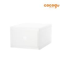 ราคา COCOGU กล่องลิ้นชักพลาสติกเก็บของ 1-4 ชั้น รุ่น A0244 - white 1 ชั้น (11046916)