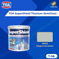 ราคา TOA SuperShield Titanium SemiGloss ทีโอเอ ซุปเปอร์ชิลด์ สีน้ำทาภายนอกและภายใน ชนิดกึ่งเงา ขนาด 1 กล. #8322 (12000767)