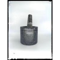 ราคา ครกหิน shop ครกหินแท้ ทรงกระบอก 4 นิ้ว / 4.5 นิ้ว / 5 นิ้ว ครกพร้อมสาก ดำ,4.5 นิ้ว (12002568)