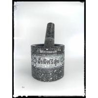 ราคา ครกหิน shop ครกหินแท้ ทรงกระบอก 4 นิ้ว / 4.5 นิ้ว / 5 นิ้ว ครกพร้อมสาก มั่งมีศรีสุข,5 นิ้ว (12002574)