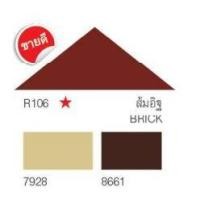 ราคา TOA สีทาหลังคา ขนาด 3.75 ลิตร (มีเฉดให้เลือก) Roof Paint R106 (ส้มอิฐ) (12005740)