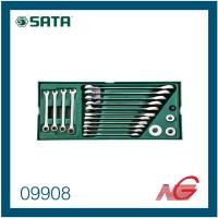 ราคา SATA ชุด ประแจแหวนข้างปากตาย 5.5 - 19 มม. รุ่น 09908 19 ชิ้น รุ่น 09908 19 ชิ้น (12017159)