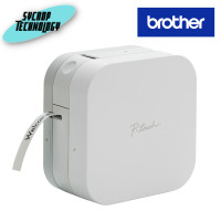 ราคา Brother เครื่องพิมพ์ฉลากพกพา PT-P300BT Label Printer เทา (12010148)