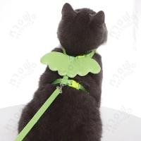 ราคา หางฟู Petshop รัดอกปีกนางฟ้า รัดอกตุ๊กตา พร้อมสายจูง สายจูงสุนัข รัดอกสุนัข TIS3 นางฟ้าสีเขียว ไซส์ S (11036519)