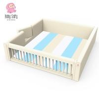 ราคา Babyselfy คอกกั้นเด็กกันกระแทก รุ่น Super bump สีครีม-ฟ้า-ขาว ไม่เพิ่มประตู,7 x 6.5 ฟุต (11043387)