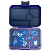 ราคา Yumbox Tapas XL 4 or 5pt. กล่องข้าวยัมบอกซ์ 4 หรือ 5 ช่อง กล่องเก็บอาหาร ใส่อาหาร พกพา สำหรับเด็ก Portofino Blue 4ช่อง (11041843)