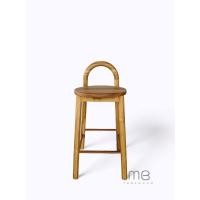 ราคา MB Teakwood เก้าอี้บาร์ไม้สักมินิมอล สีสักธรรมชาติ (11048090)