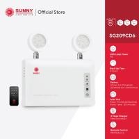 ราคา SUNNY Emergency Light โคมไฟฉุกเฉิน รุ่น SG209CD6 LED 9W สำรองไฟได้นาน 6 ชม. | ระบบ Auto Check | ระบบ Auto Test Off White (11063285)