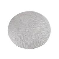 ราคา Prinkprao Home decor แผ่นรองจานลายลูกศรแบบกลม pvc silver (11065040)