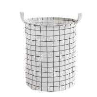 ราคา namemosinedear ตะกร้าใส่ผ้า พับได้ สีดำ เทา ขาว clothes laundry basket hamper ขาว (11071295)